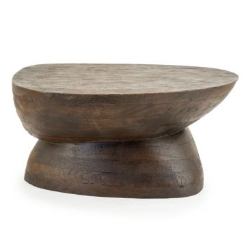 Coffee Table Cobble - Brown